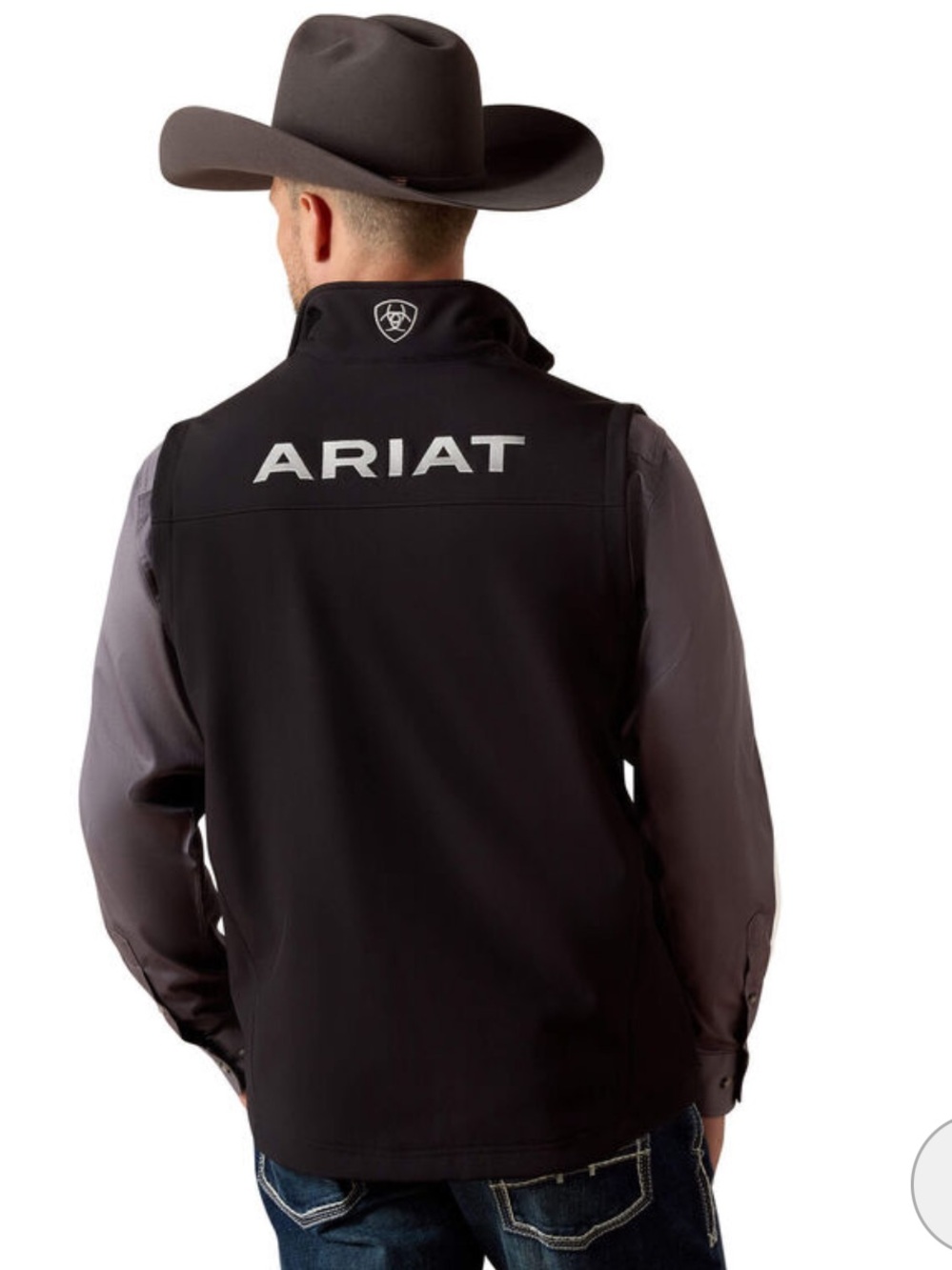 Ariat Logo 2.0 Softshell Vest - Black Sz XL